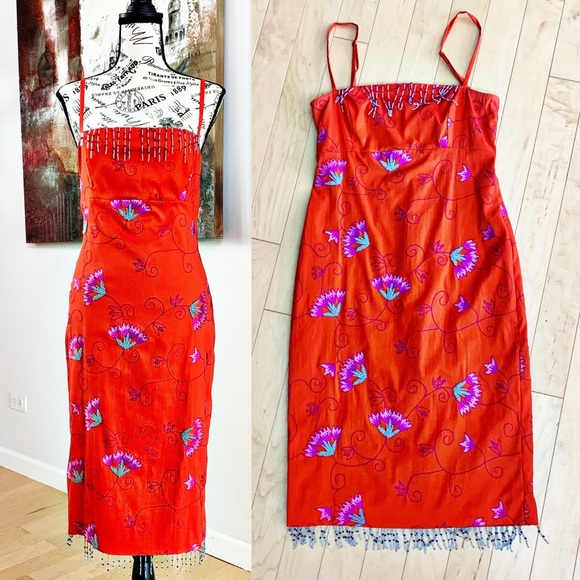 Karen Millen Dresses & Skirts - Karen Millen Floral Embroidered Pencil Dress
